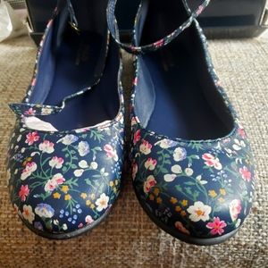 Girls Polo floral dress shoe